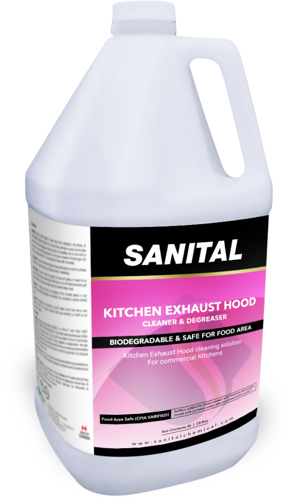 Sanital Chemical Labs Sanital Kitchen exhaust Hood